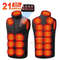 USB Heated Vest With Adjustable Temperature Rechargeable Winter Jacket For Men And Women 10