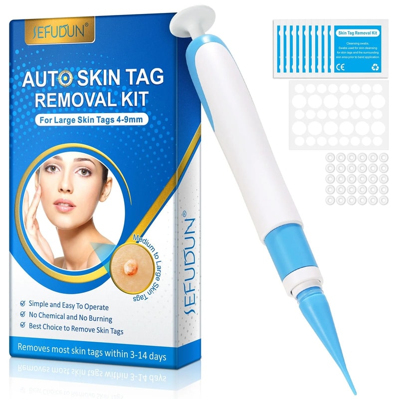 2 In 1 Painless Auto Skin Tag And Mole Remover Kit 6
