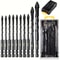 Concrete Drill Bit Kit 10 Piece Set For Glass Plastic Wood And Brick 0