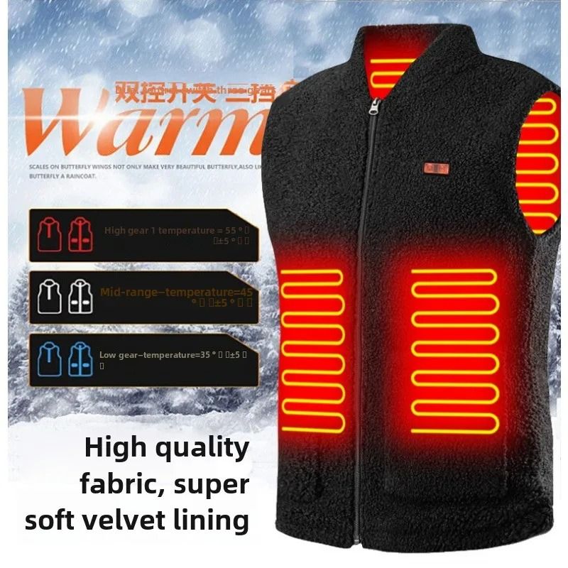 Winter USB Heated Vest With Adjustable Temperature And Long Battery Life 1