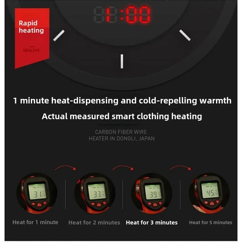 Winter USB Heated Vest With Adjustable Temperature And Long Battery Life 4