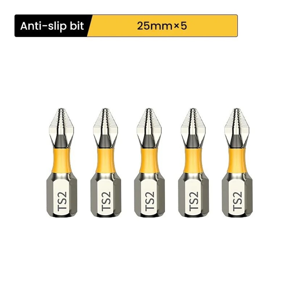Non Slip PH2 Magnetic Batch Bit Cross Screwdriver Set 6