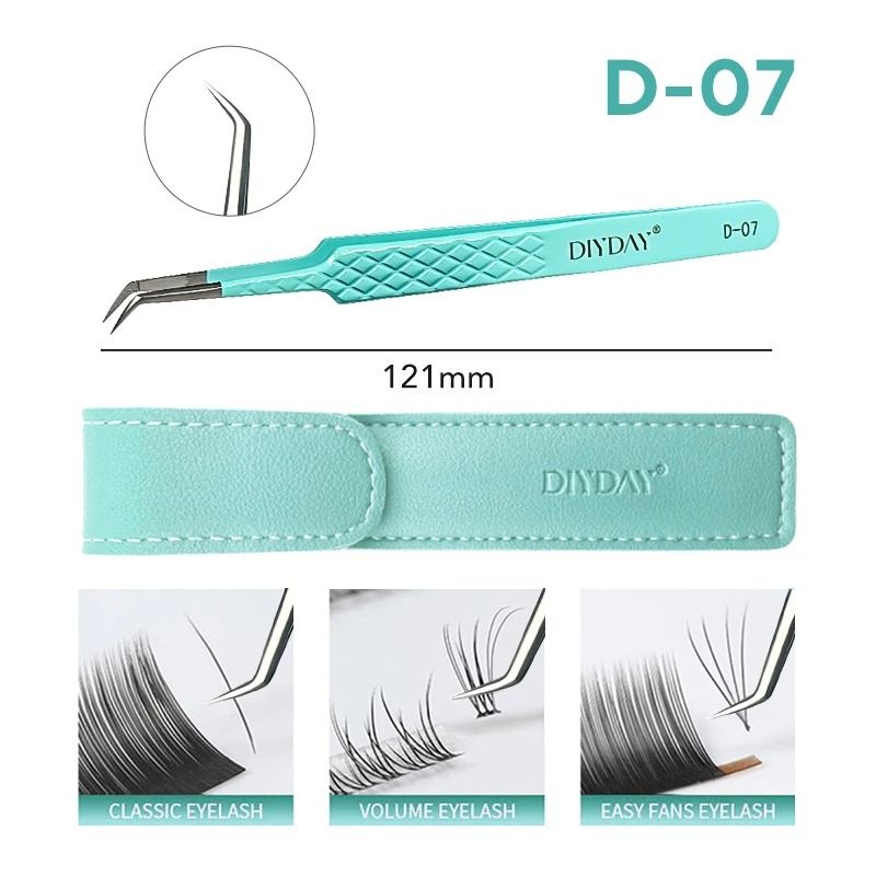 DIYDAY Antislip Precision Tweezers With High Density Fiber Tips 11