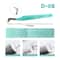 DIYDAY Antislip Precision Tweezers With High Density Fiber Tips 12
