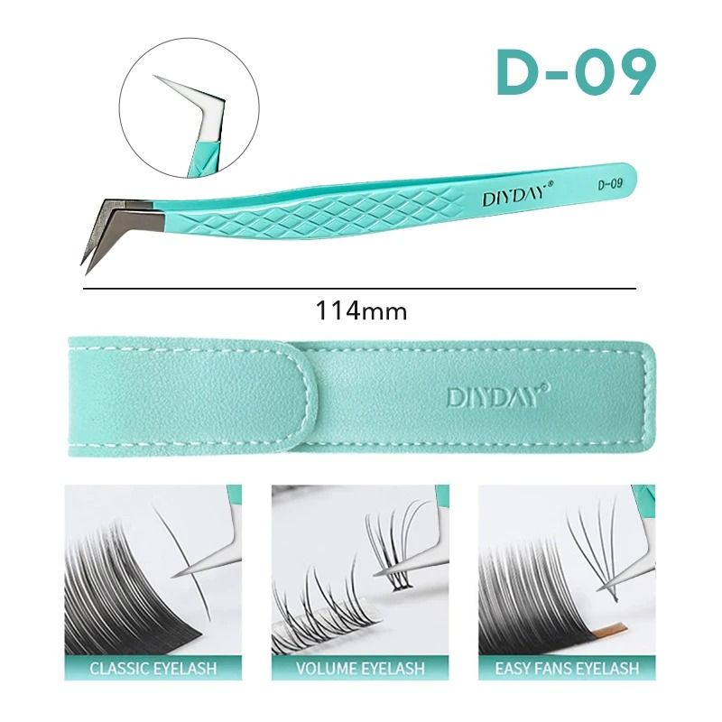DIYDAY Antislip Precision Tweezers With High Density Fiber Tips 13