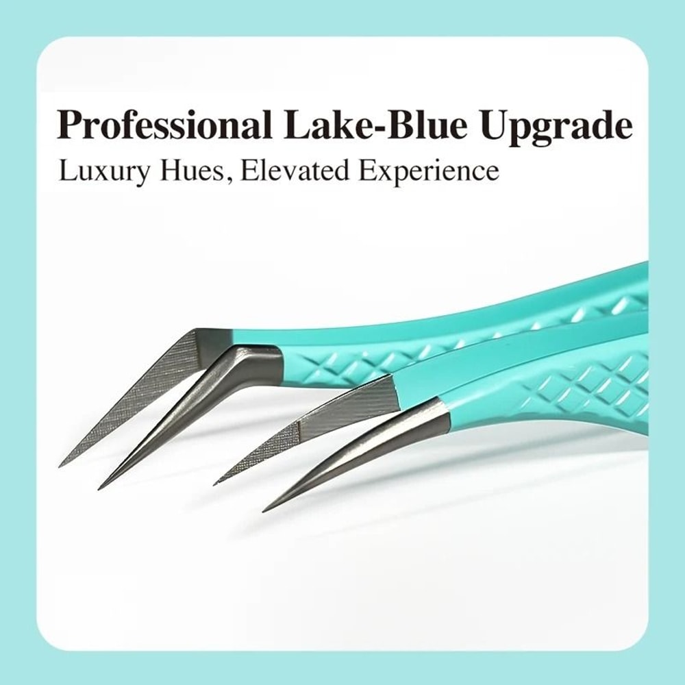 DIYDAY Antislip Precision Tweezers With High Density Fiber Tips 1