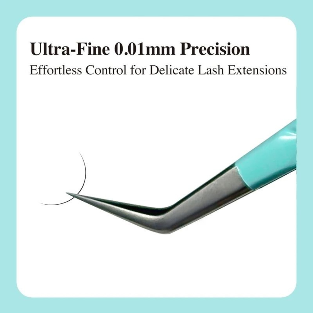DIYDAY Antislip Precision Tweezers With High Density Fiber Tips 3