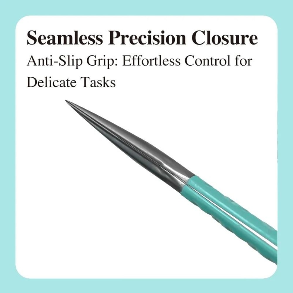 DIYDAY Antislip Precision Tweezers With High Density Fiber Tips 4