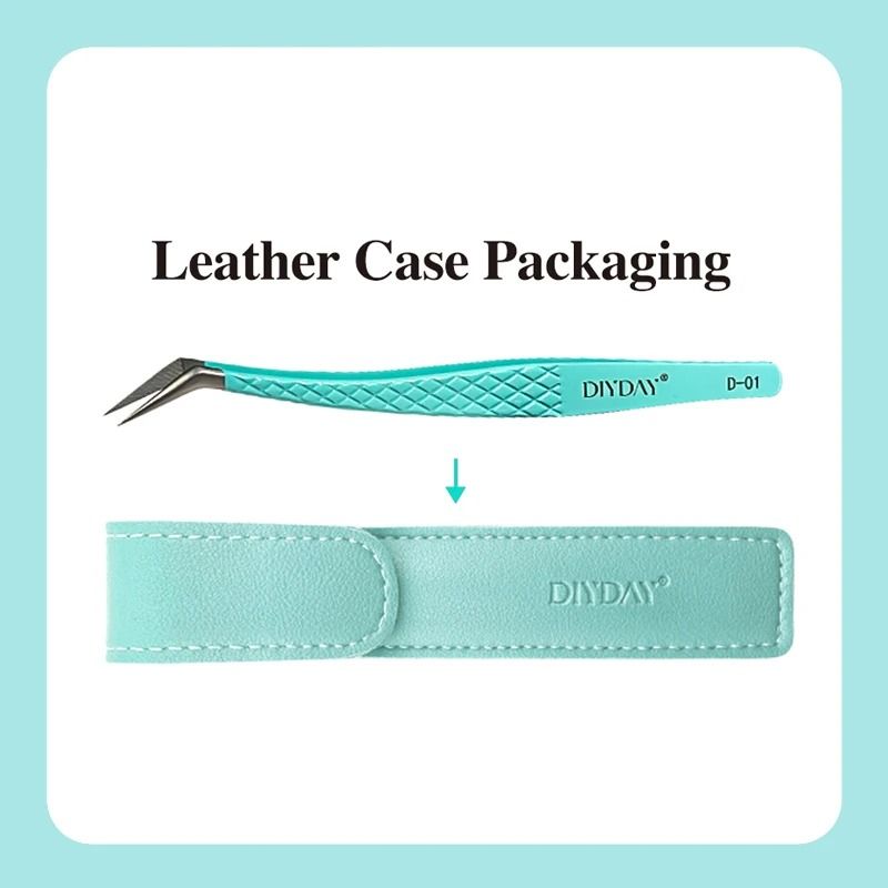 DIYDAY Antislip Precision Tweezers With High Density Fiber Tips 5