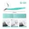DIYDAY Antislip Precision Tweezers With High Density Fiber Tips 6