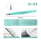 DIYDAY Antislip Precision Tweezers With High Density Fiber Tips 8
