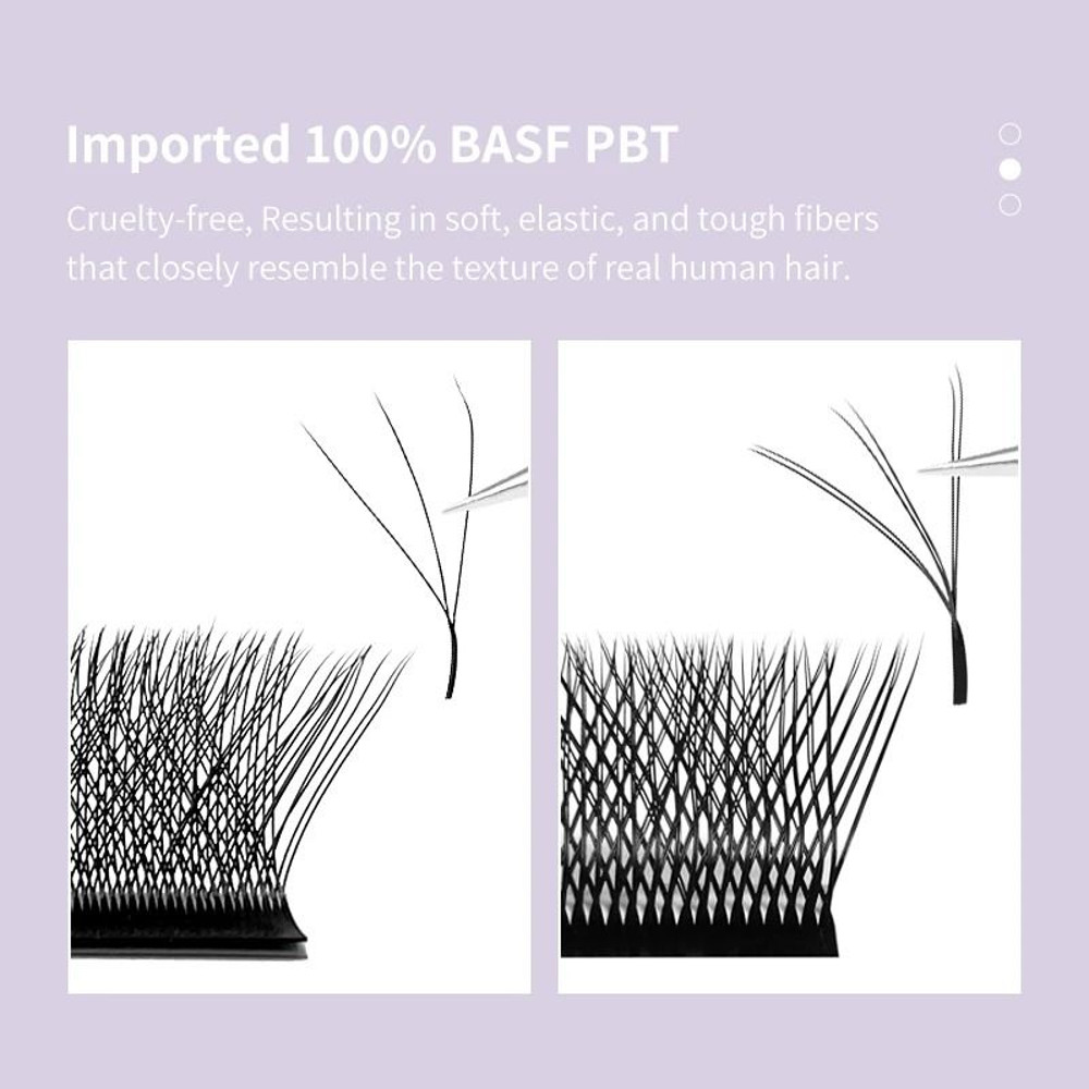 DIYDAY W Shape Eyelash Extensions Premade Fan Volume Lashes 4