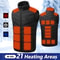 Heated Vest Electric Jacket USB Rechargeable Heating Coat For Men And Women Outdoor Sportswear 0