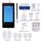 28 Mode TENS Electric Pulse Body Massager With LCD Touch Dual Output 0