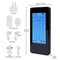 28 Mode TENS Electric Pulse Body Massager With LCD Touch Dual Output 3