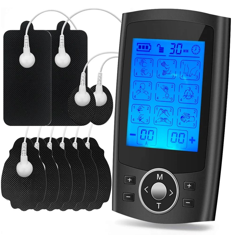 INSMART TENS Muscle Stimulator Rechargeable EMS With 36 Modes Dual Channel Electrodes 1