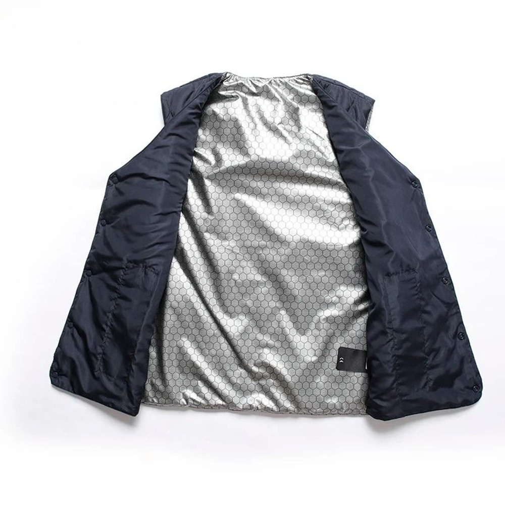 Dual Control Sixteen Zone USB DC Electric Heating Vest For Men Winter Warm Thermal Vest 5