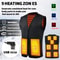 Nine Zone USB Heated Vest Winter Electric Heating Jacket For Men And Women 1