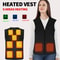 Nine Zone USB Heated Vest Winter Electric Heating Jacket For Men And Women 2