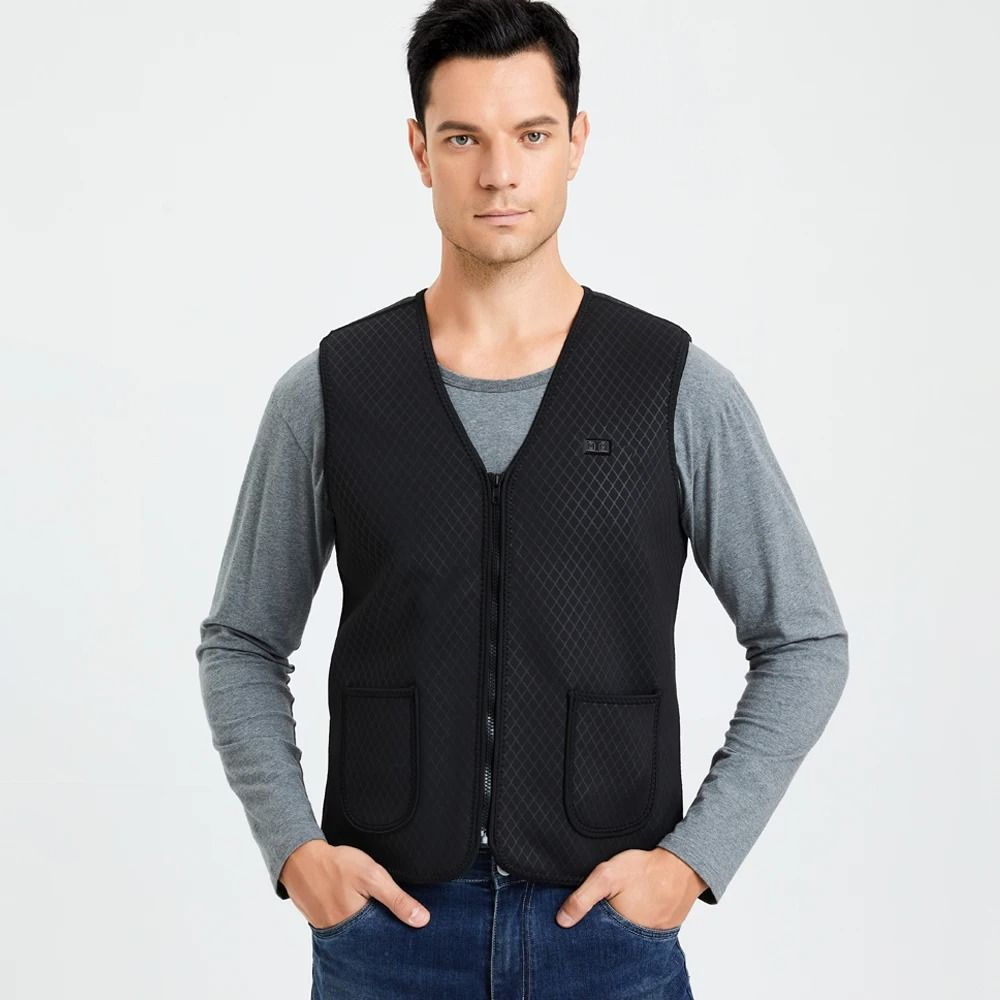 Nine Zone USB Heated Vest Winter Electric Heating Jacket For Men And Women 4