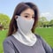 Women Summer UV Protection Neck Scarf Ice Silk Face Mask Cover Outdoor Wrap 7