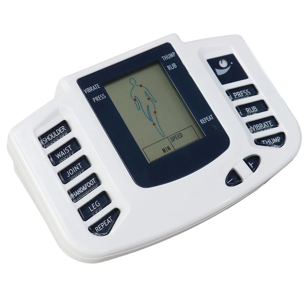 Electrical EMS TENS Muscle Stimulator With 10 Levels And 16 Electrode Pads 3