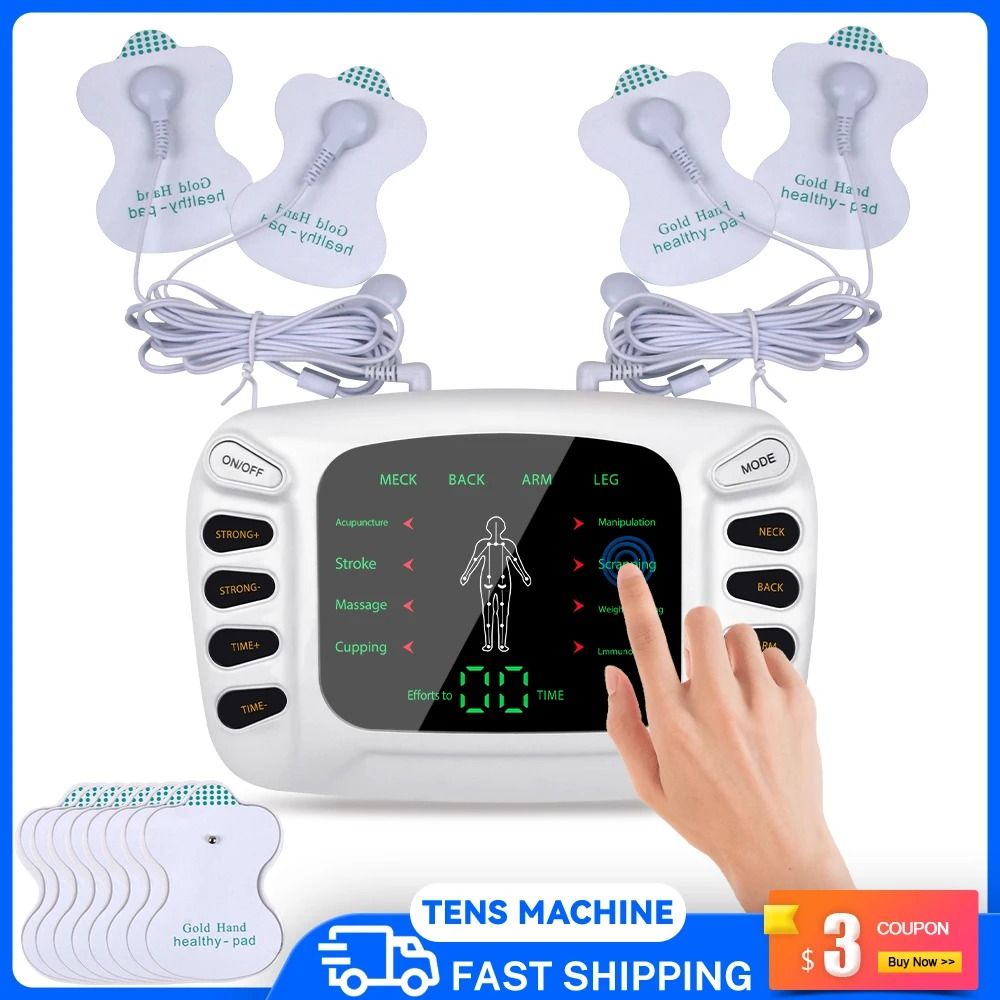 Electrostimulator Physiotherapy TENS Machine Electric Muscle Stimulator EMS Pulse Acupuncture Massa 0