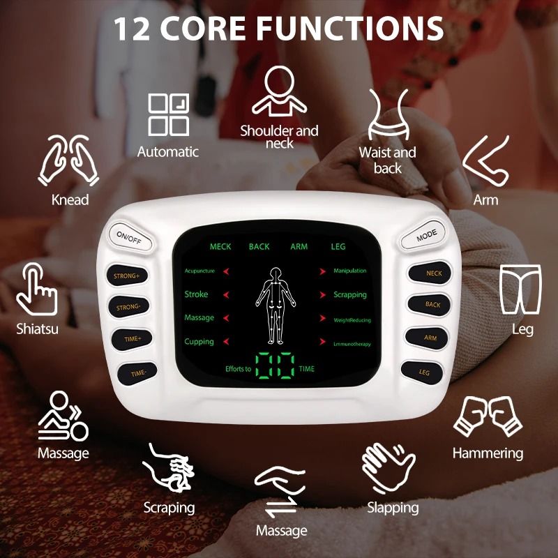 Electrostimulator Physiotherapy TENS Machine Electric Muscle Stimulator EMS Pulse Acupuncture Massa 1