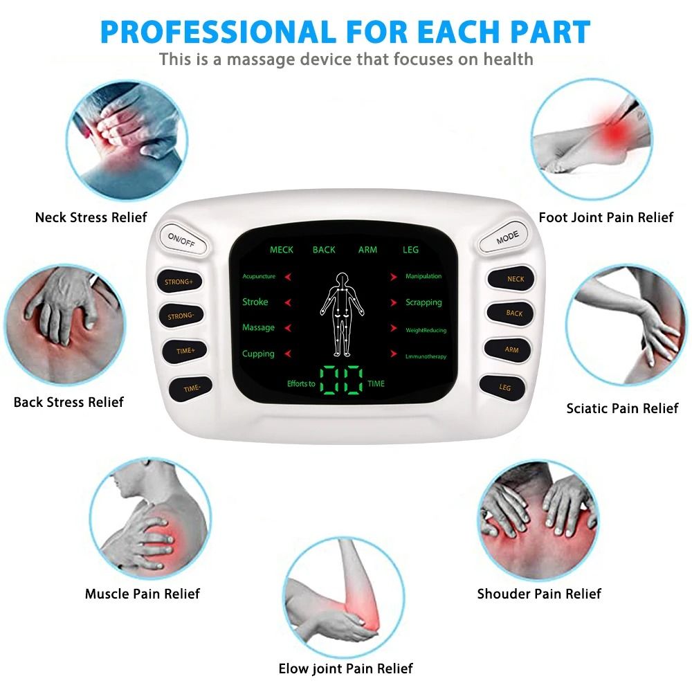 Electrostimulator Physiotherapy TENS Machine Electric Muscle Stimulator EMS Pulse Acupuncture Massa 3