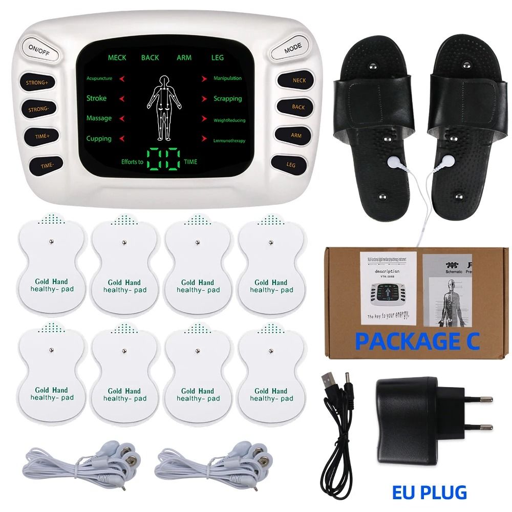Electrostimulator Physiotherapy TENS Machine Electric Muscle Stimulator EMS Pulse Acupuncture Massa 7