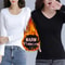 O Neck Long Sleeve Fleece Heating Fiber Thermal T Shirt Women Winter Bottoming Cropped Top Casual S 0