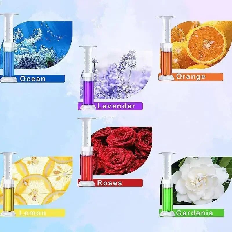 Toilet Cleaner Gel Stick With Liquid Fragrance Deodorizing And Aromatherapy Air Freshener 4