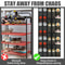 14 35 Pocket Over Door Shoe Rack Large Mesh Hanging Storage Organizer 2
