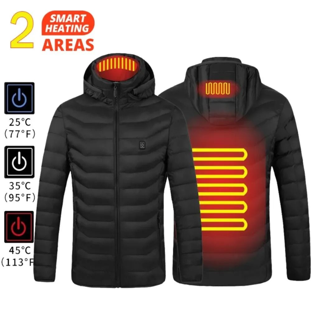 Heated Jacket Men Women USB Self Heated Clothing Warm Winter Coat 5