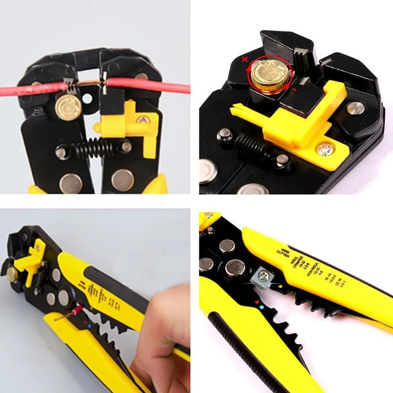 Automatic 5 In 1 Wire Stripper Cutter Crimping Multitool 5