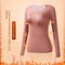 Womens Thermal Underwear Long Sleeve Winter Base Layer Shirt 0