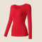 Womens Thermal Underwear Long Sleeve Winter Base Layer Shirt 6