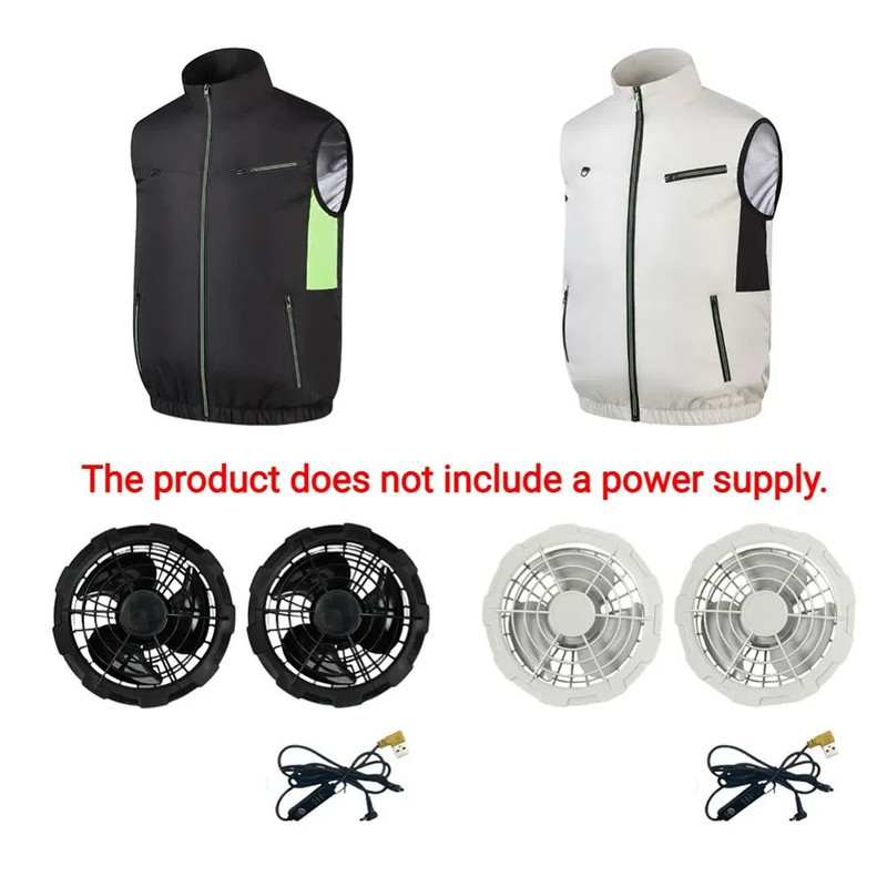 Cooling Fan Vest Wearable Air Conditioned Work Vest 1