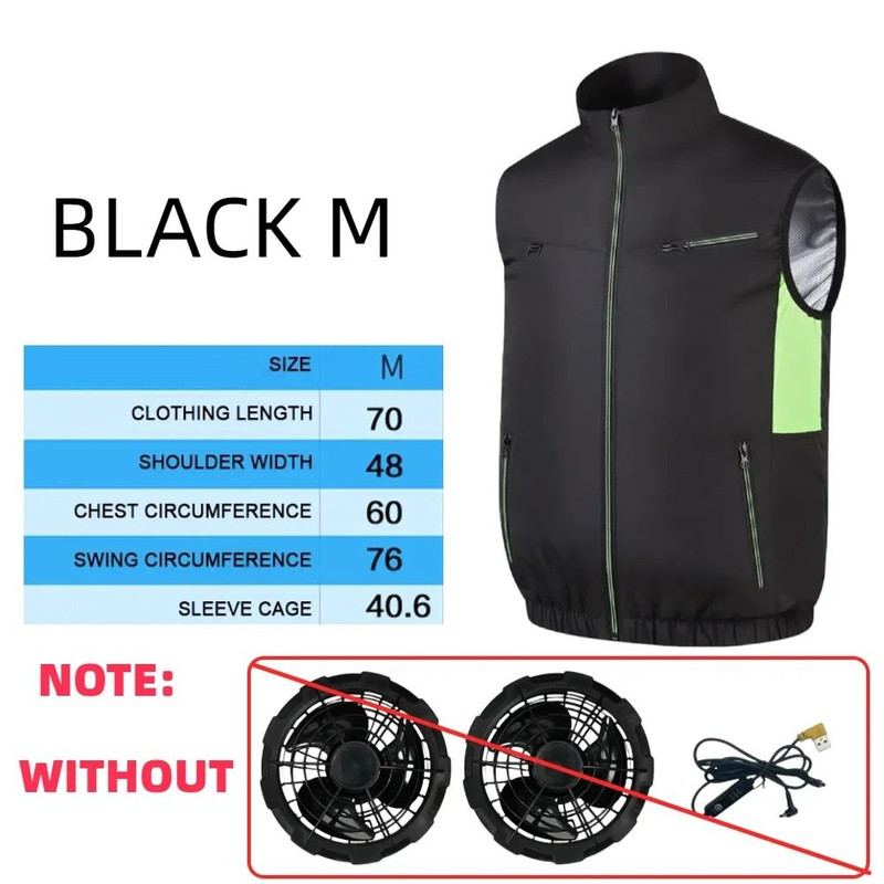 Cooling Fan Vest Wearable Air Conditioned Work Vest 7
