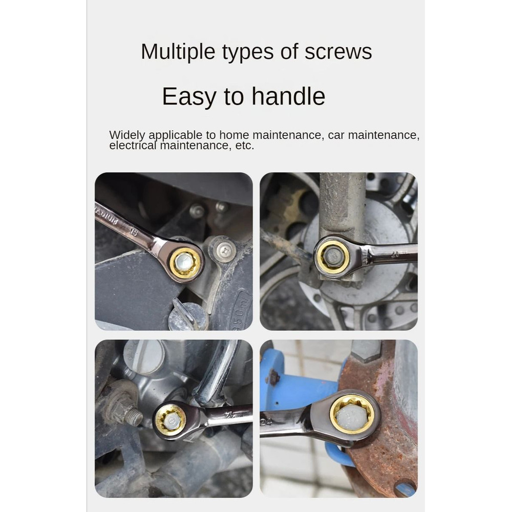 Universal Torx Wrench Adjustable Torque Ratchet Spanner For Bicycle Motorcycle And Car Repair 4