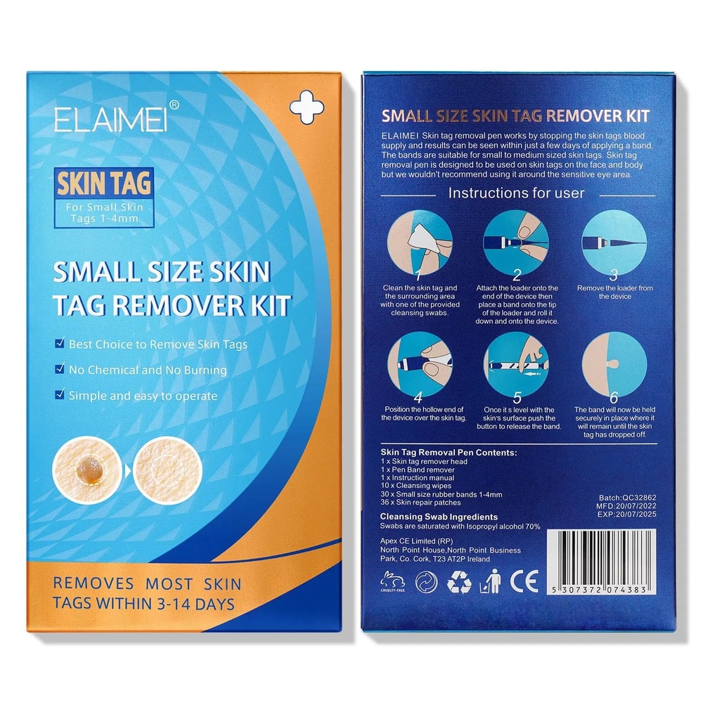 Auto Small Size Skin Tag Removal Kit For Home Facial Skin Care 1 To 4mm Tags 3