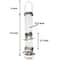 Automatic Waterproof Metal Bird Feeder With Transparent Food Dispenser Bowl 5