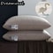 100 Percent Goose Down Pillow With Cotton Cover Soft Neck Support 0