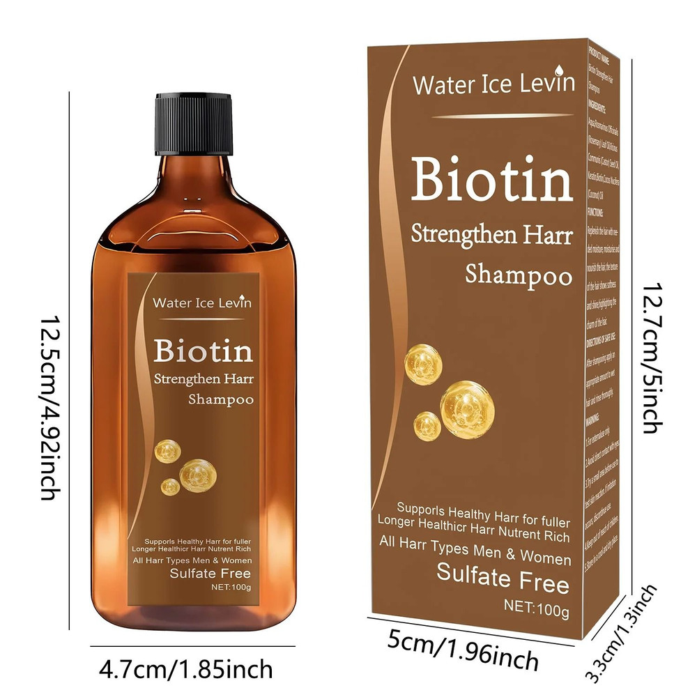 Biotin Hair Growth Shampoo For Men And Women Anti Hair Loss Rapid Thickening 3