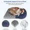 Large Dog Bed Plush Pet Bed Winter Thickened Pad With Removable Cushion 3