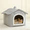 Foldable Pet House Removable Washable Cat House Puppy Cave Sofa Pet Bed 2