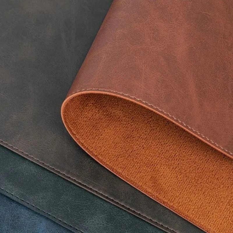 Office Desk Cushion Waterproof PU Mouse Pad Desk Mat Non Slip Keyboard Cover 0