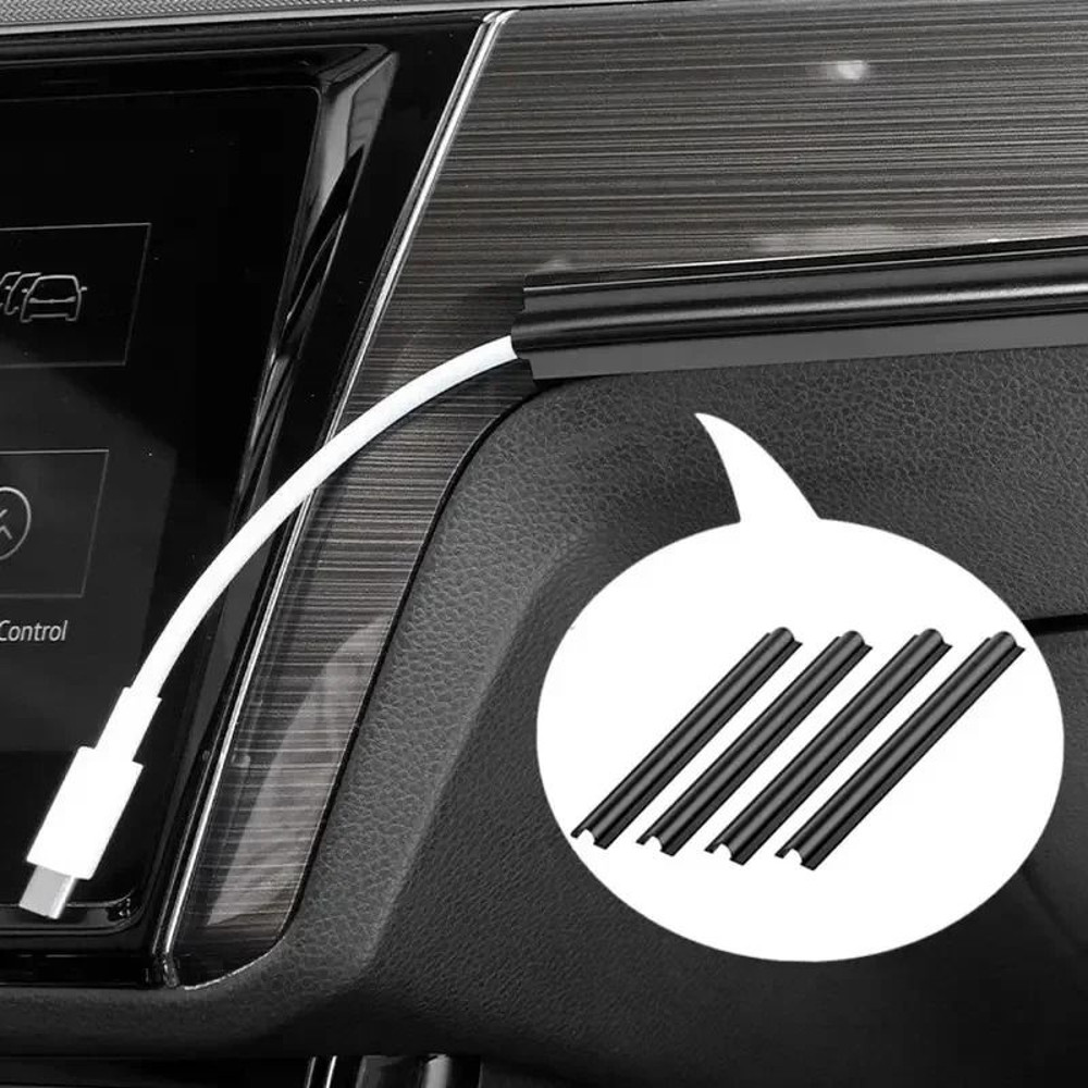 Car Cable Organizer Kit 4 Piece Universal Wire Sleeves 0