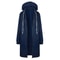 Womens Thick Hooded Maxi Jacket Parka Loose Zipper Pocket Sweatshirt Dress 3