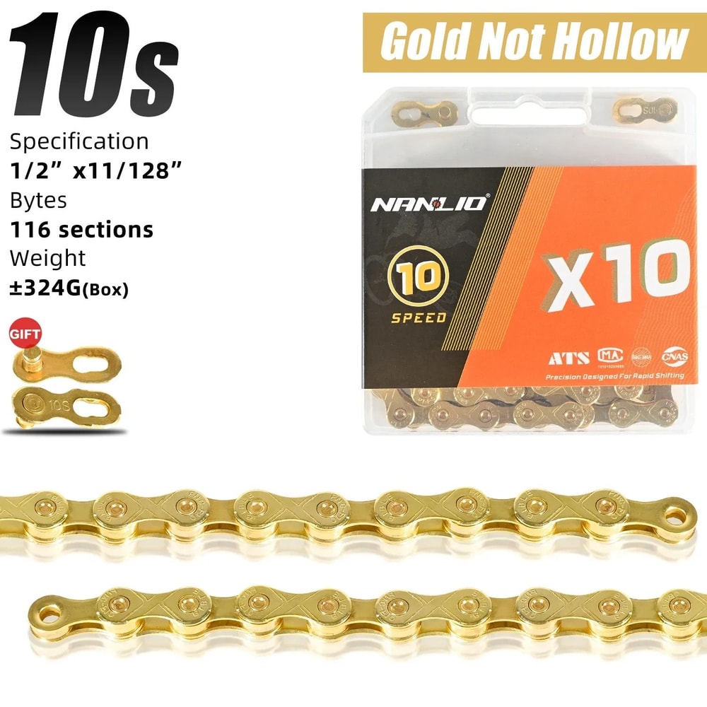 Nanlio Bike Chain X8 X9 X10 X11 X12 Variable Speed 116L 126L 13